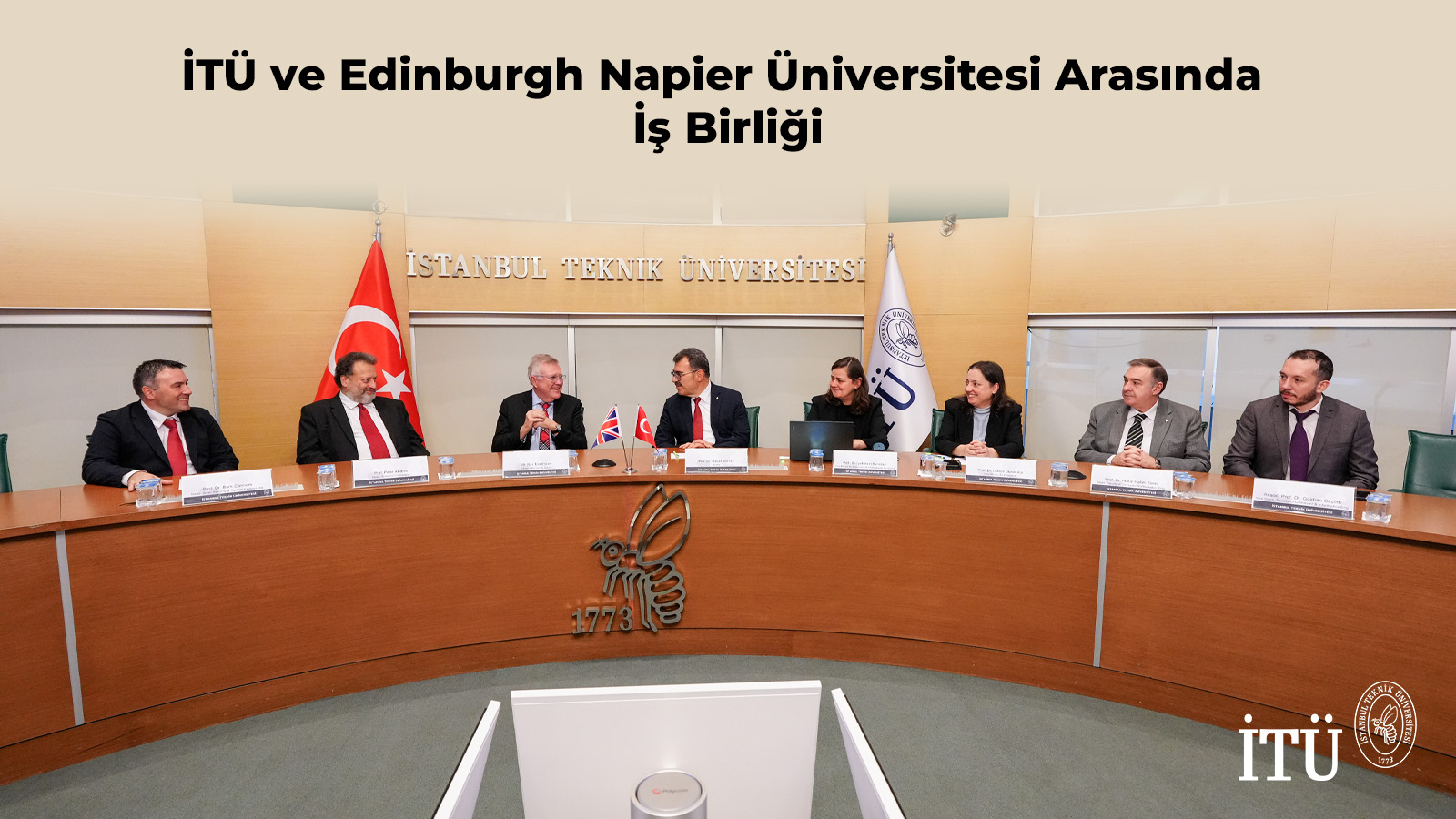 İTÜ ve Edinburgh Napier Üniversitesi'nden Kapsamlı Stratejik İş Birliği
